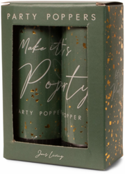 Party Poppers Groen 2 st. 
